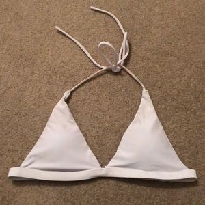 White bikini top